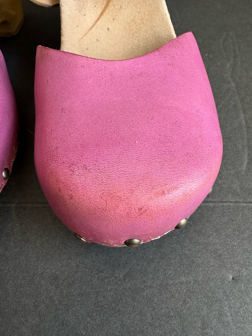 Dansko Thea Clogs Sandals Pink & Tan Leather Comfort Shoes Womens 40 - Picture 11 of 14